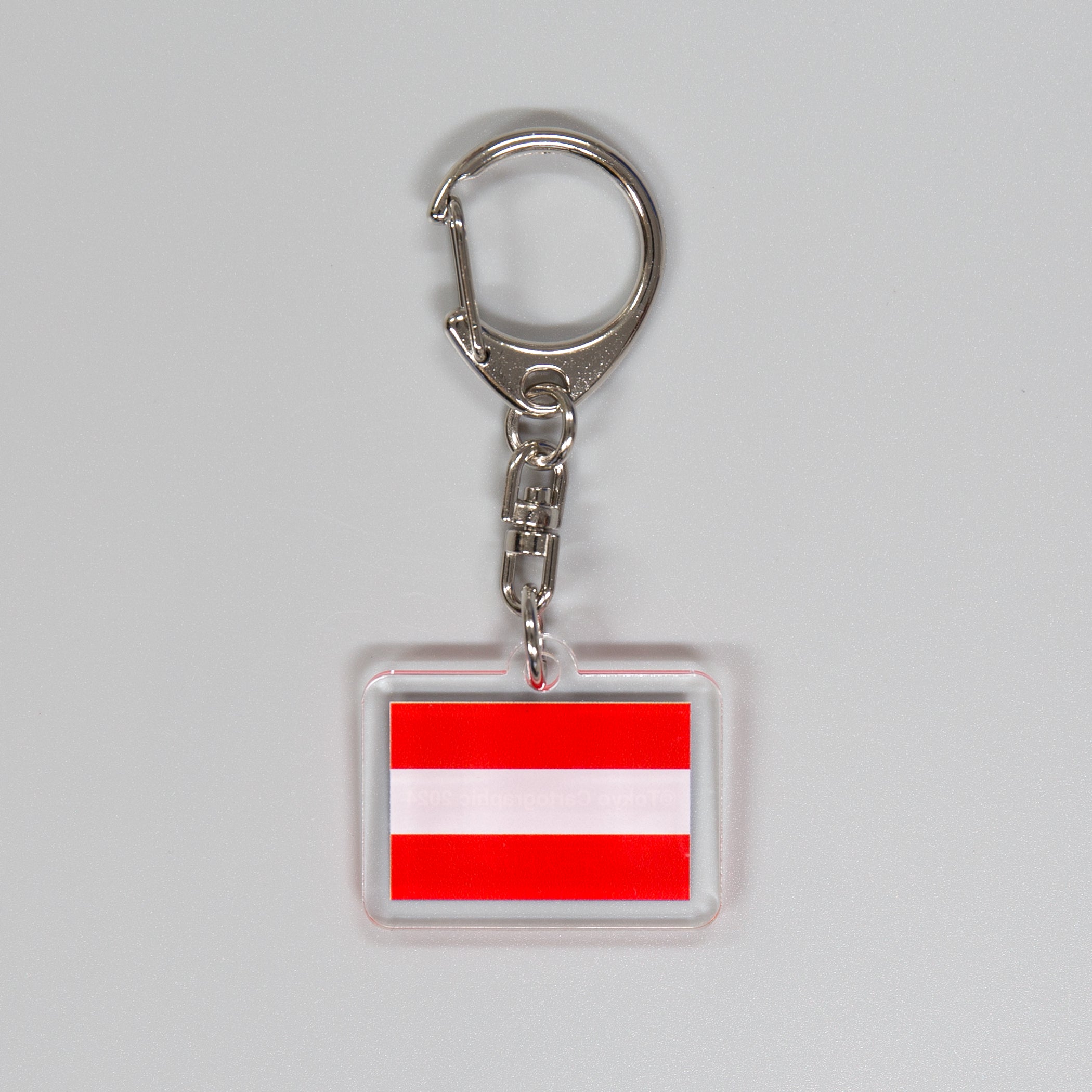 アクリルキーホルダー国旗 オーストリア | Tokyo Cartographic Co., Ltd.