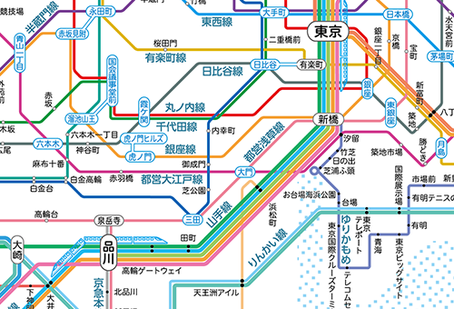 鉄道路線図について