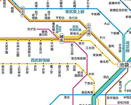 鉄道路線図も地図