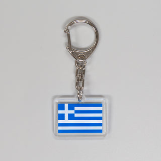 アクリルキーホルダー国旗　ギリシャ