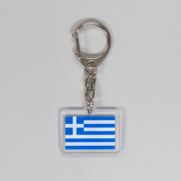 アクリルキーホルダー国旗　ギリシャ