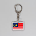 アクリルキーホルダー国旗　マレーシア