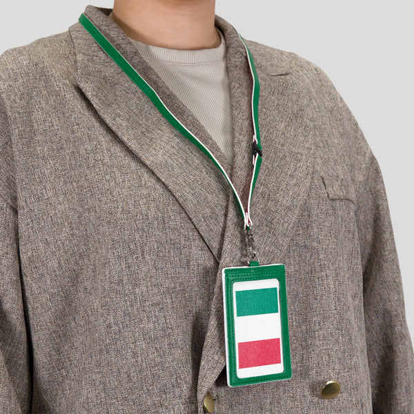 国旗デザインIDケース縦型イタリア