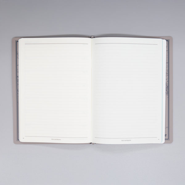 fixieダイアリーノートカバーA5ブラック＋26年度週間ダイアリー・横罫ノートセット