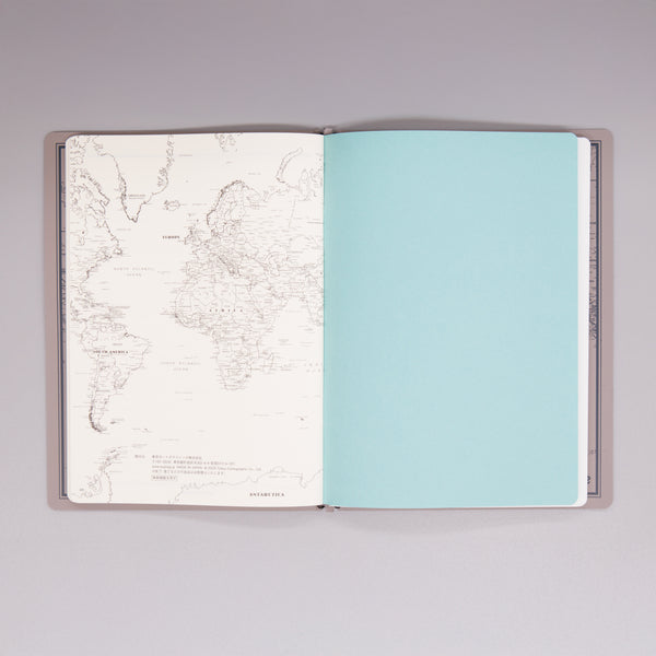 fixieダイアリーノートカバーA5ブラック＋26年度週間ダイアリー・横罫ノートセット