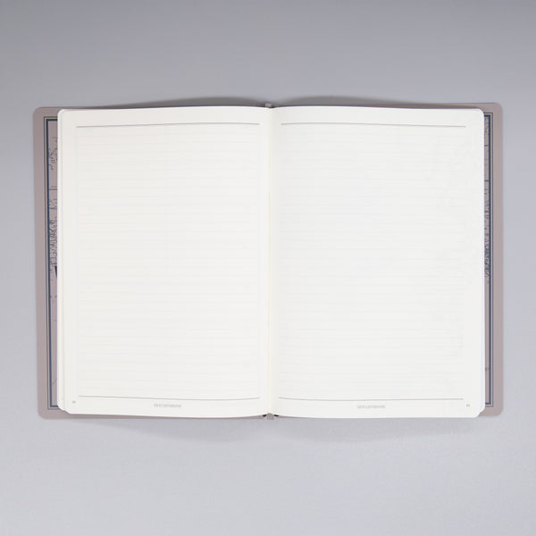 fixieダイアリーノートカバーA5ブラック＋フリー週間ダイアリー・横罫ノートセット