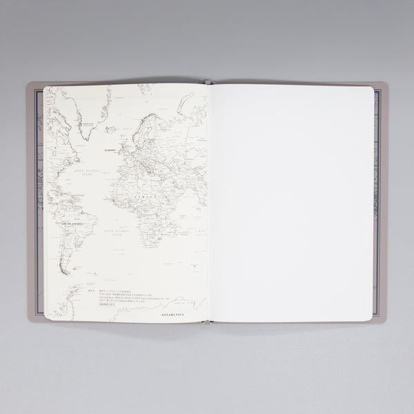 fixieダイアリーノートカバーA5ブラック＋フリー週間ダイアリー・横罫ノートセット