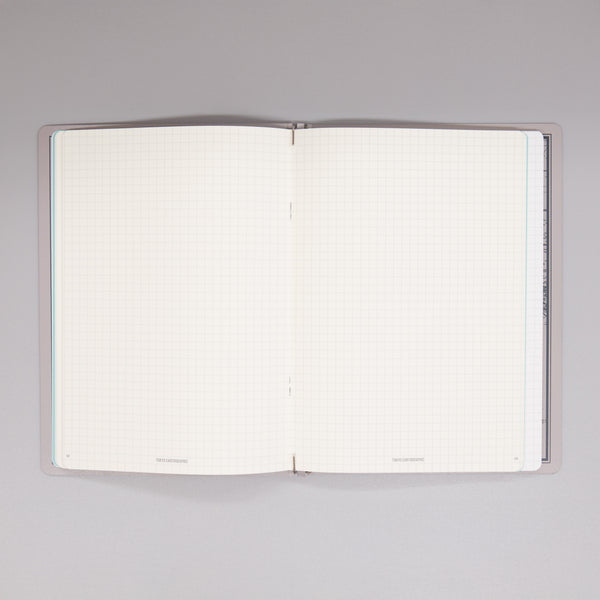 fixieダイアリーノートカバーA5キャメル＋26年度月間ダイアリー・方眼ノートセット