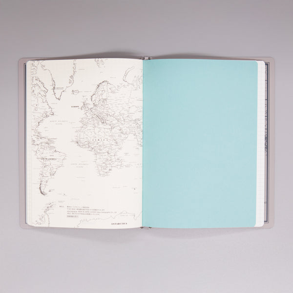 fixieダイアリーノートカバーA5キャメル＋26年度月間ダイアリー・方眼ノートセット