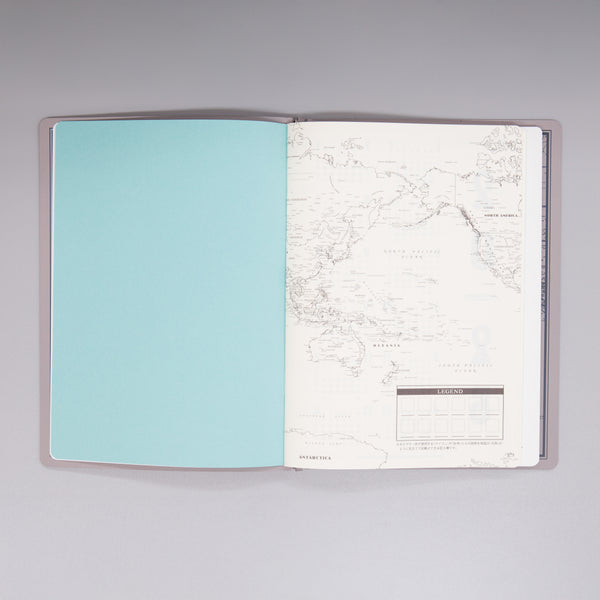 fixieダイアリーノートカバーA5キャメル＋26年度週間ダイアリー・横罫ノートセット