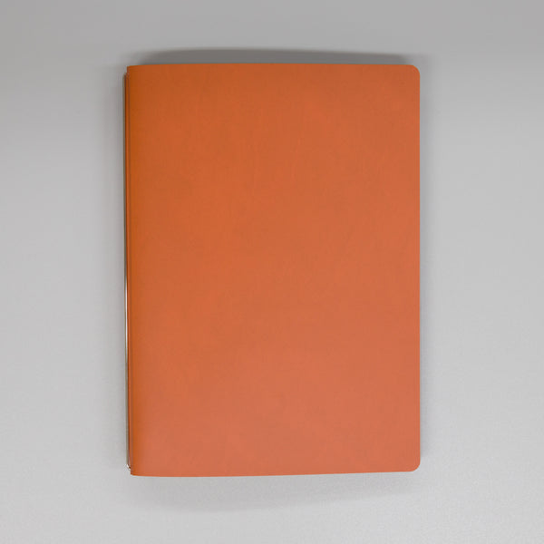 fixieダイアリーノートカバーA5キャメル＋フリー月間ダイアリー・方眼ノートセット