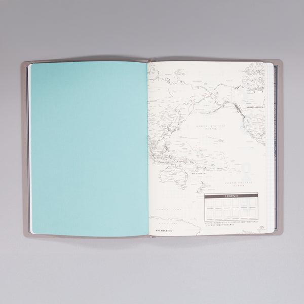 fixieダイアリーノートカバーA5ホワイト＋26年度月間ダイアリー・方眼ノートセット