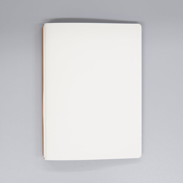 fixieダイアリーノートカバーA5ホワイト＋フリー月間ダイアリー・方眼ノートセット