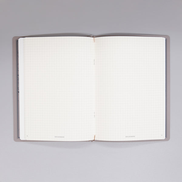 fixieダイアリーノートカバーA5ホワイト＋フリー月間ダイアリー・方眼ノートセット