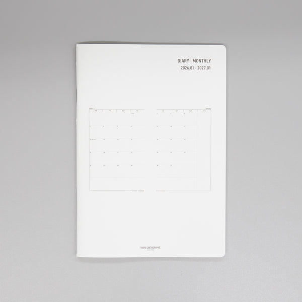 2026年度月間ダイアリーA5