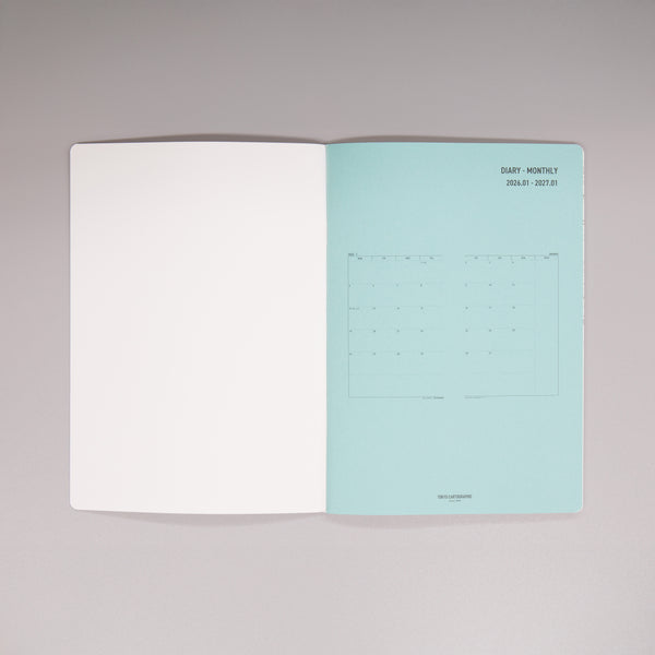 2026年度月間ダイアリーA5