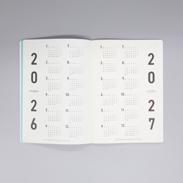 2026年度月間ダイアリーA5