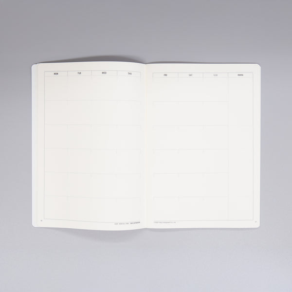 フリー月間ダイアリーA5