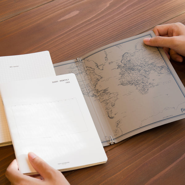 fixieダイアリー・ノートカバーA5ホワイト