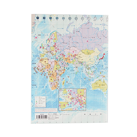 B5ノート 世界地図 | Tokyo Cartographic Co., Ltd.