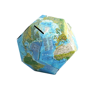 ペーパークラフト地球儀（地球地図）