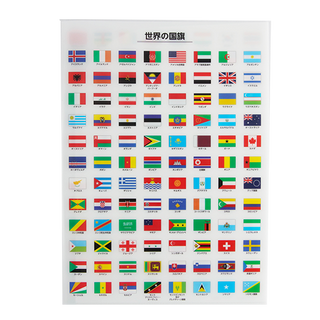 クリアファイル国旗