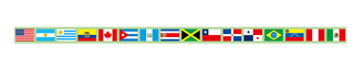 マスキングテープ 世界の国旗 南北アメリカ