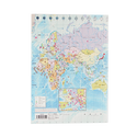 B5ノート　世界地図