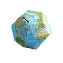 ペーパークラフト地球儀（地球地図）
