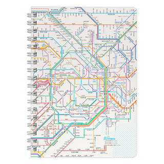 鉄道路線図リングノート首都圏日本語