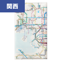 鉄道路線図チケットホルダー関西日本語